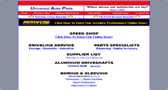 Desktop Screenshot of albanyuniversalautoparts.com